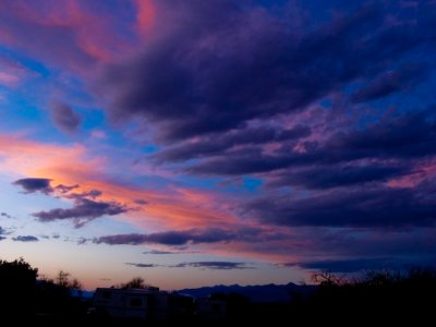 Sunset at Furnace Creek Campground
