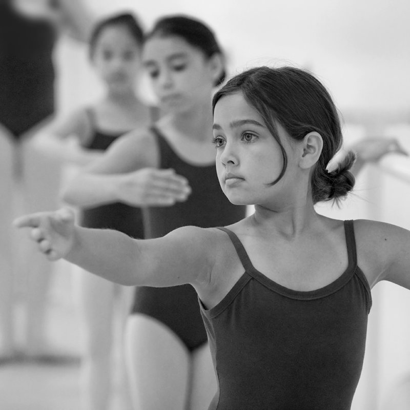 Young ones at the Barre