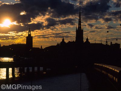 Sunset, Stockholm, Sweden