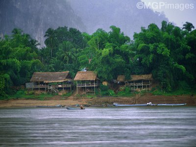Monsoon, Mekong River, Laos
