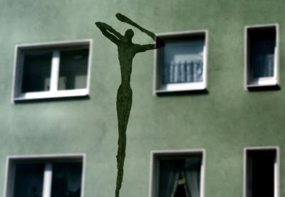 sculpture and building