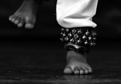 study of the feet  of tamil dancer