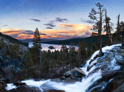 Eagle Falls and Emerald-Bay