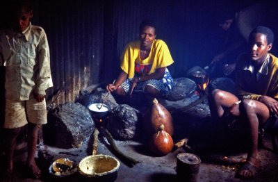 Cooking a meal, Northern Ethiopia
