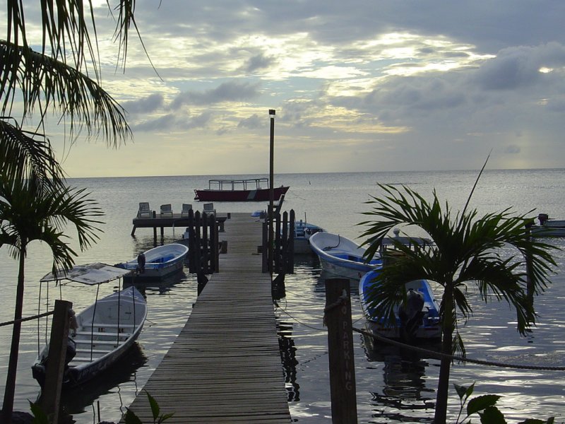 View from our Breakfast & Dinner Table at Pura Vida