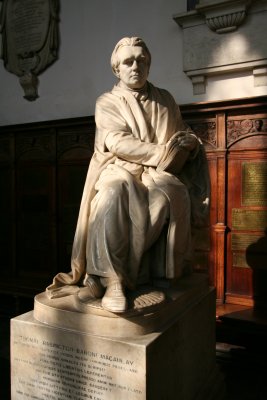 Thomas Babington Macaulay, a nineteenth-century English poet, historian and Whig politician