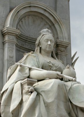 Queen Victoria with the Holy Hand Grenade