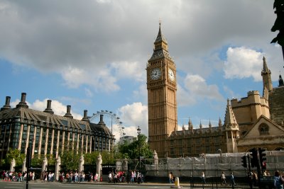 The Eye of London, Big Ben, and