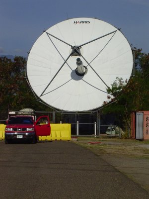 Our Big Harris dish outside