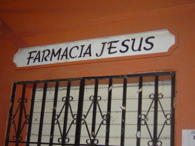 This is Jesus Drugstore.