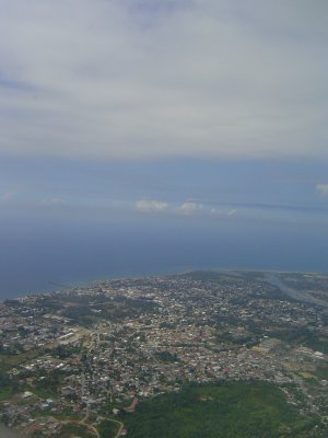 La Ceiba from the air