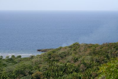 View from the top of Roatan