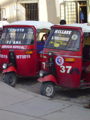 I wanted to ride in the Barack Taxi, but I couldn't find one