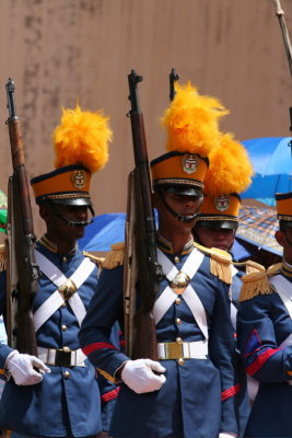 I am sure they they were burning up in those uniforms
