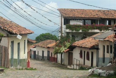 Yuscaran, sleepy little colonial town with cobblestone streets.
