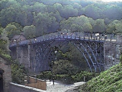 Watercolour Telford Ironbridge
