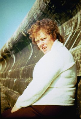Mum on Blackpool Beach