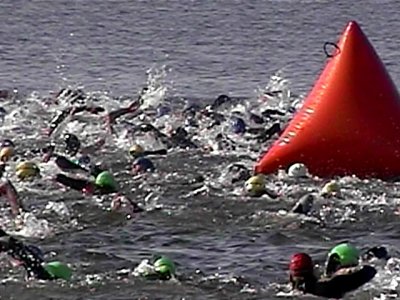 Keep to the left of the buoy