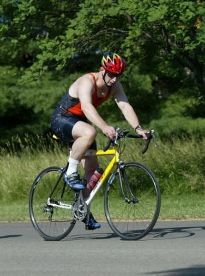 Out on the bike course
