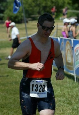 Yeah under the finish line