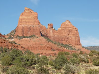 Many different rock colours Sedona AZ