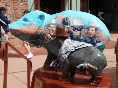 Cowboy Pigs down town Sedona