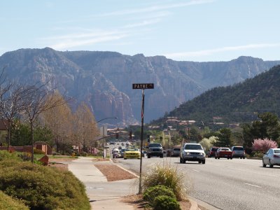 Main road in Sedona