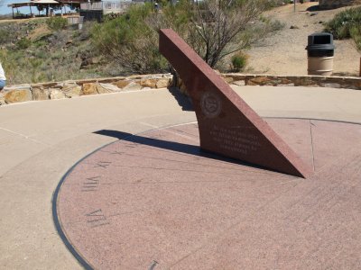 Sundial showing eleven thirty