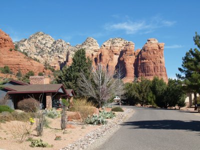 Coffee Pot Rock from a typical street