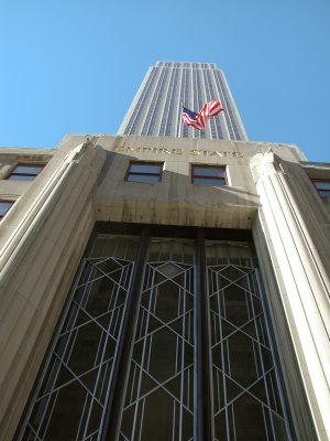 Front of  Empire State building NYC