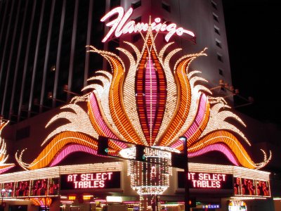 Reno NV Flamingo sign