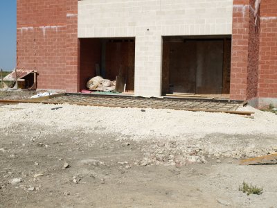 Getting ready for pouring cement Aug 26