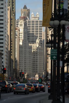 Wrigley Building-late afternoon