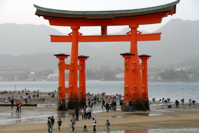 Torii at Itsuku Shrine on Miyajima