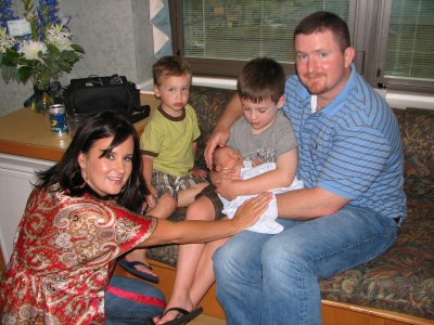 Aunt Stacy, Cousins Reid and Cade, Uncle Jeff and Colton