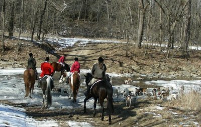 Hunting from Valley Green Farm February 11th