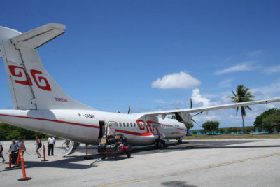 Rangiroa landing