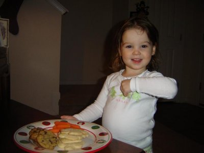 Cookies for Santa. Carrots for the Reindeer.