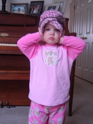 Pouting already to get what she wants. We are in trouble!!