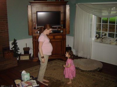 What's in your belly Mommy?