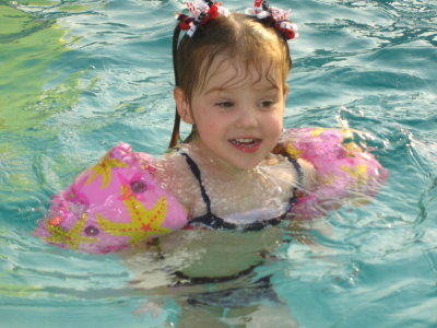 Swimming on the 4th of July