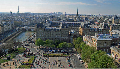 From the top of Notre Dame