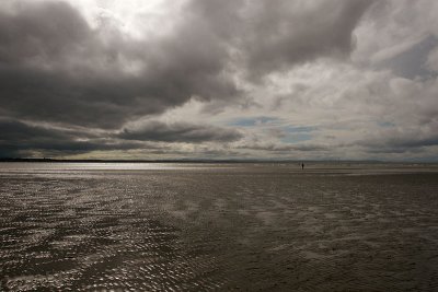 Tide going out at Crosby