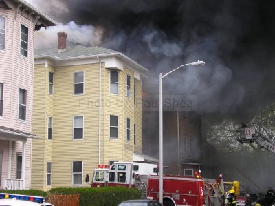 Dorrance Street fire Worcester, MA