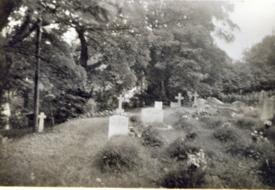 Litton Cheney Churchyard 1954