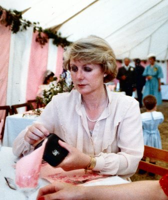 Hazel 1984 at our goddaughter's - my niece's - wedding
