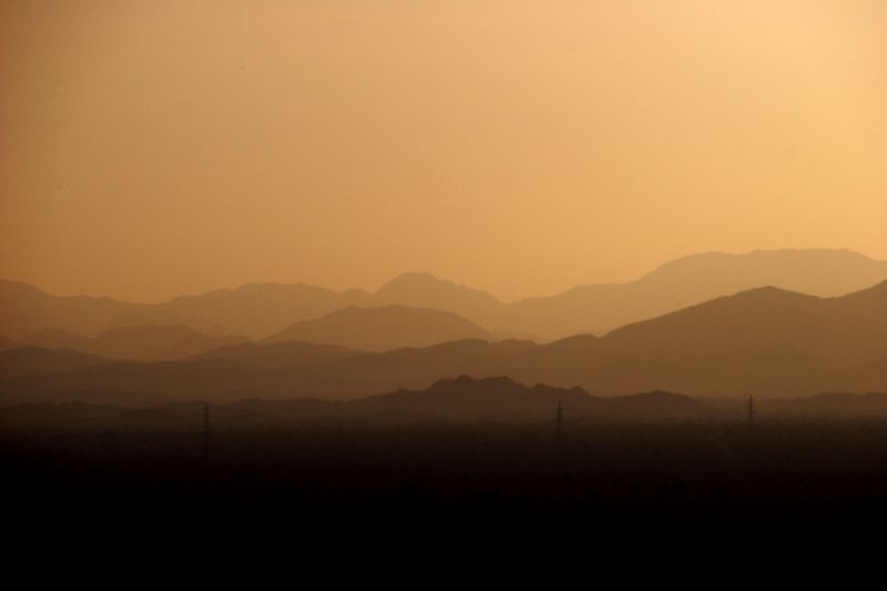 Sunrise over the Desert