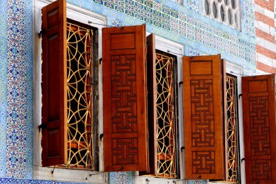 The windows of the harem