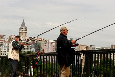 Fishing at the Bosphorus