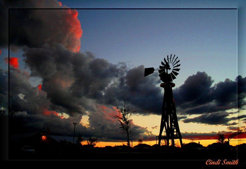 CLOUDS AND THE WINDMILL